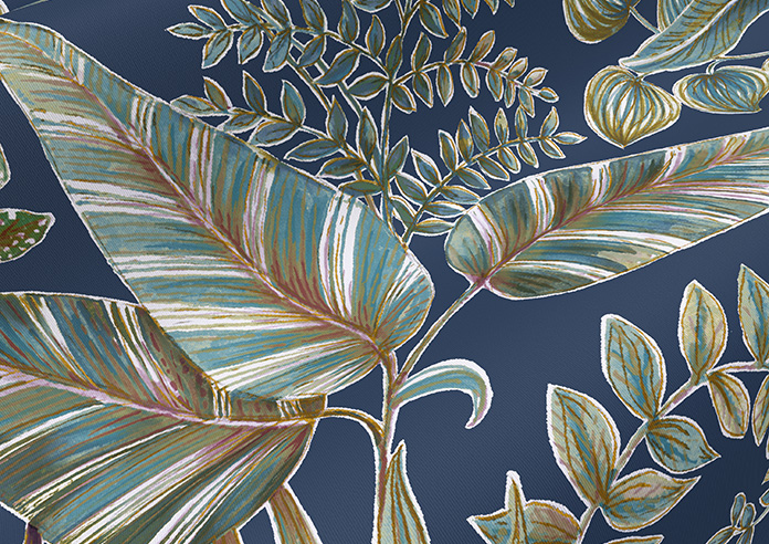 Paloma, Indigo - Twist&Fit Roller Blind - Image 4